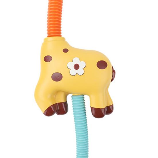 Baby Bath Toy Interesting Anti-deform Lovely Carton Giraffe Infant Shower Toy for Kids