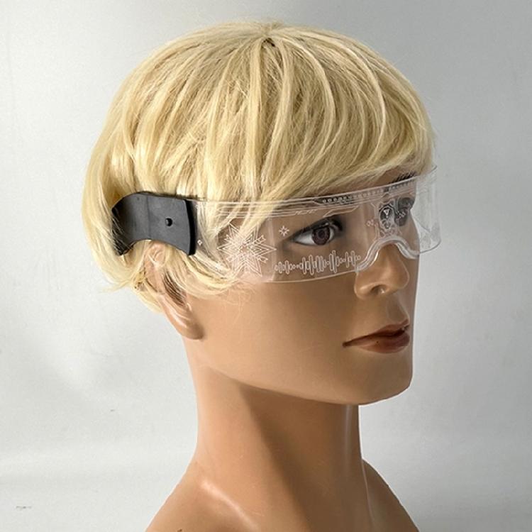 Lighting Up Nightclub Glasses LED Flashing Glasses Halloweens Decoration Glasses for Birthdays Festivals and Nightclub
