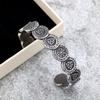 Nordic Viking Stainless Steel Rune Cuff Bracelet