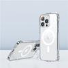 Joyroom Magnetic Defender Clear Rugged Case with Hooks & Stand for iPhone 14 Plus, MagSafe Compatible