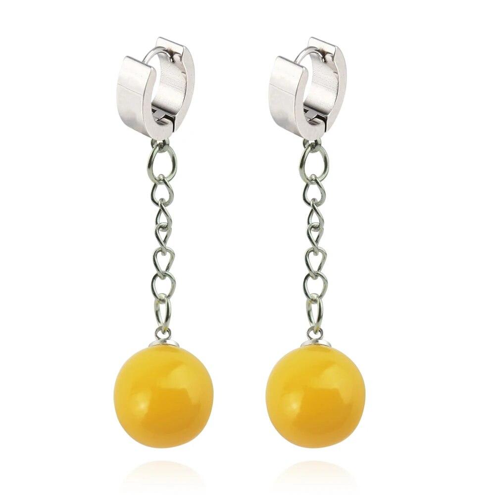 

1 пара аніме Dragon Ball Z Earrings Takerlama Super Vegetto Potara Garnish Black Son Goku Zamasu Adornment for Women Men Jewelry