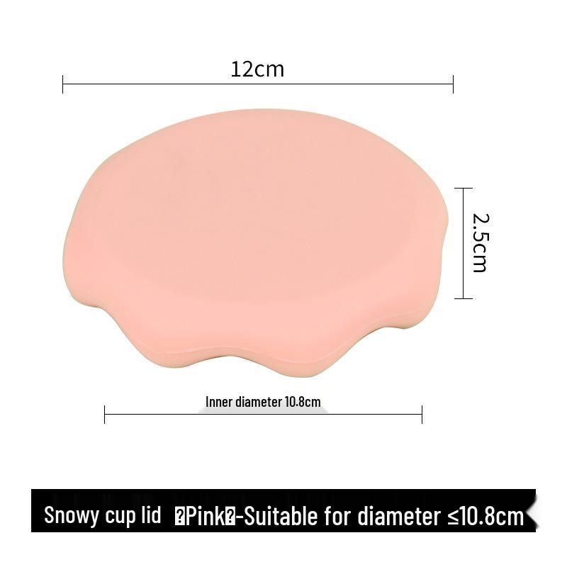 Silicone Mug Lid: Universal Dustproof, Leakproof, Anti-Scald, Heat Insulation Coaster.
