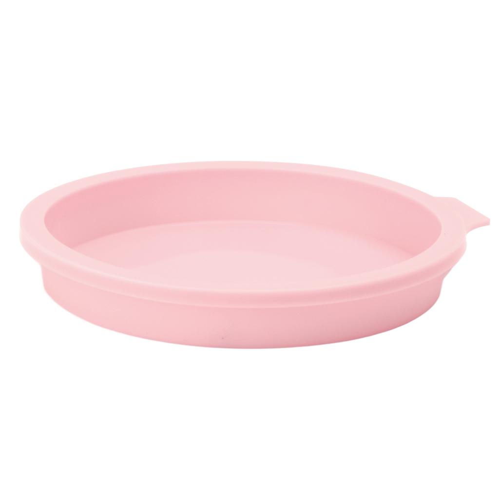 Home Kitchen Baking Pan Cake Mold Reusable Silicone Baking Mold for Bakery Cake Shop DessertS Pink