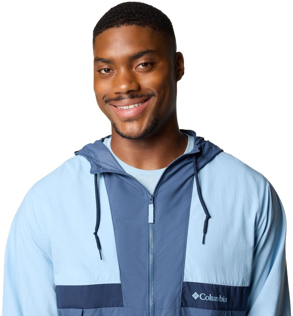 Куртка Columbia Spire Valley Hooded Windbreaker (2117051) ripple blue/dark mountain/coll navy