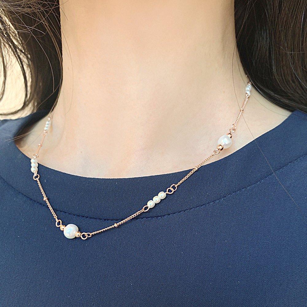 Miyur Freshwater Pearl Chain Necklace Na0622