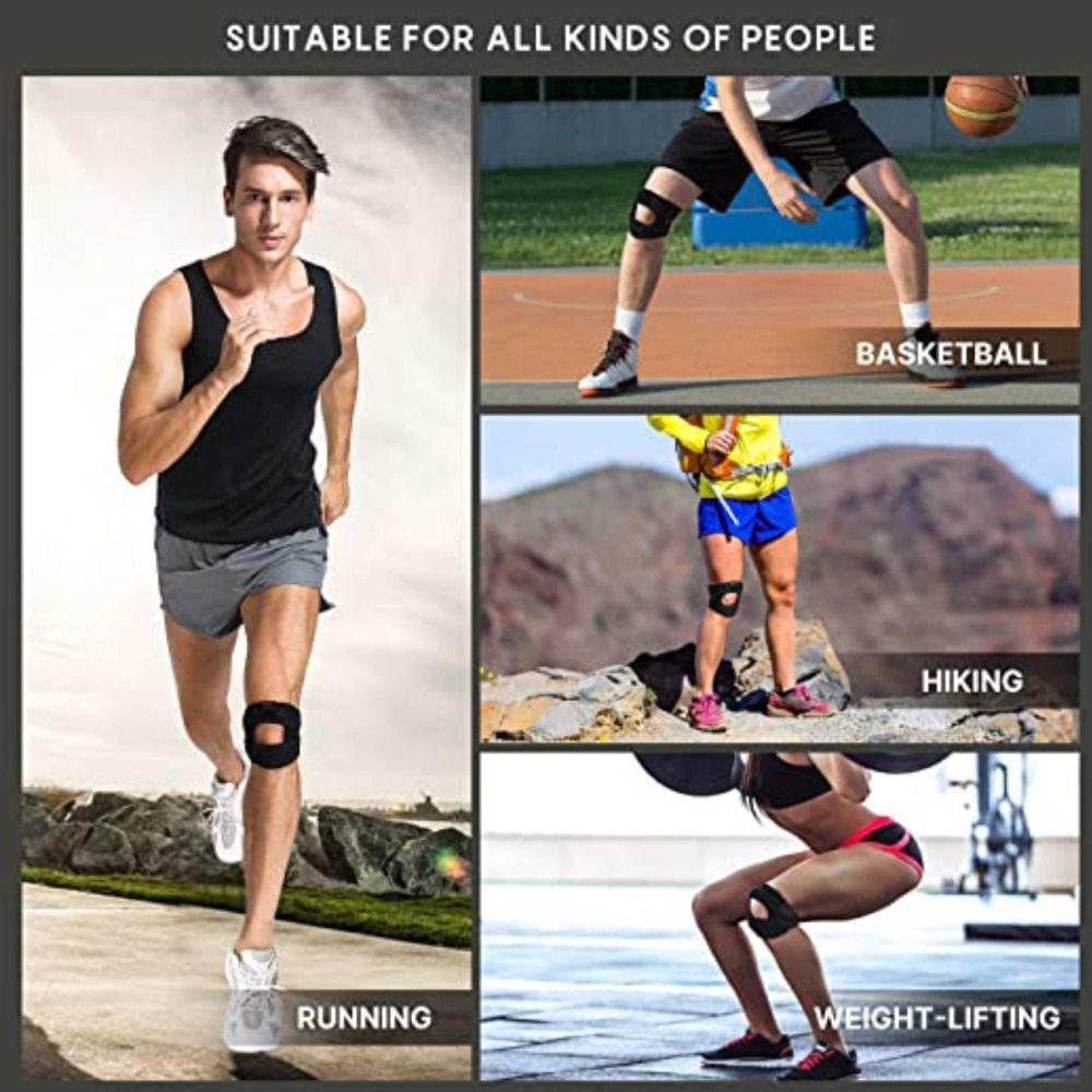Patella Protector Patella Knee Brace Adjustable Sports Knee Brace  Running Equipment