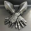 Armură Braț Mecanic Multifuncțională Imprimată 3D Mănuși Lungi din Plastic Medieval Vintage Techwear Armură de Mână Costum Cosplay