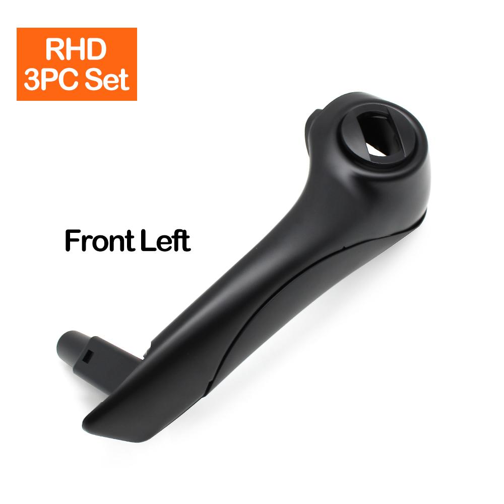 LHD RHD Interior Car Front Door Pull Handle Assembly Set Replacement For Renault CLIO 3 MK3 2005 2006 2007 2008 2009 8200815900