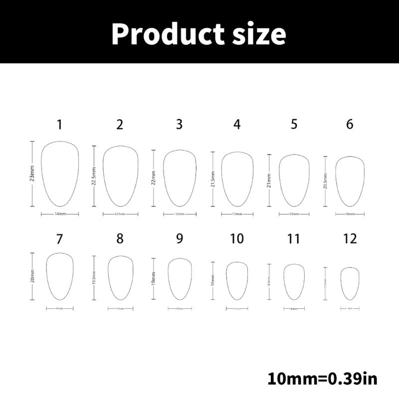 24 Buc. Unghii Artificiale Culoare Solidă Nude Presă pe Unghii Formă Migdală Adeziv Unghii False Lucioase pentru Petrecere