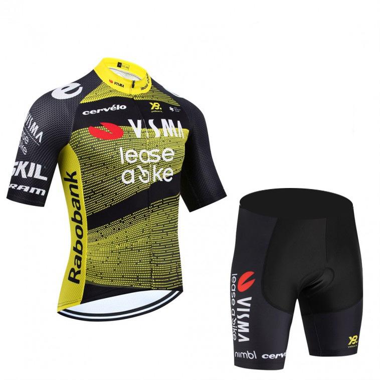 

2026 Road Bike Cycling Suit Summer New Men s Short-sleeved Bicycle Cycling Shorts Breathable and Quick-drying Cycling Suit 3XL
