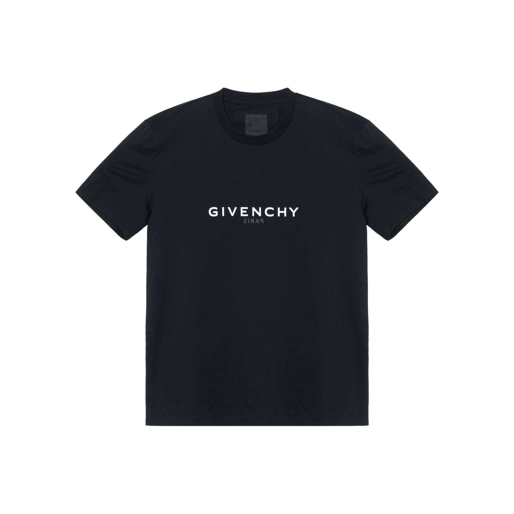 Givenchy logo apdrukāta apaļas kakla T-krekls