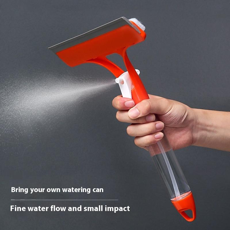 3 w 1 Ściągaczka do czyszczenia okien Wielofunkcyjna wycieraczka do szkła i luster z butelką ze spryskiwaczem Ściereczka z mikrofibry Domowe narzędzia do czyszczenia samochodu