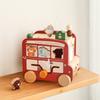 Montessori Beschäftigungsspielzeug Lernspiele Bus 5 in 1 Beschäftigungsbox Spielzeug Montessori Holzspielzeug Kinderspielzeug Babyspielzeug 0 12 Monate Geschenke Kinder