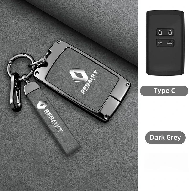 Copricerchi Lega di Zinco Custodia Cover Guscio Portachiavi per Auto per Renault Koleos Captur Kadjar Megane Clio 5 Talisman Arkana Zoe Scenic