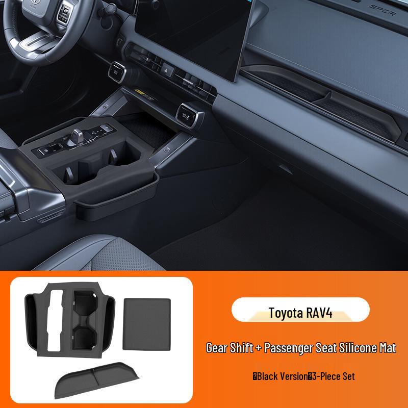 Silicone Non-Slip Mat for Toyota RAV4/Wildlander Center Console Storage, 26 Models
