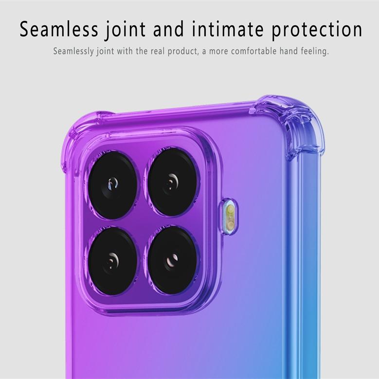 Gradient Airbag TPU Case for Xiaomi 15T Pro Mi 15T 5G Protective Shockproof Cover Fundas Coque Capa