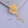 Elegant Metal Dandelion Brooch Hollow Pin for Women Fashion Floral Lapel Accessory for Gift or Celebration