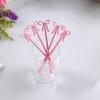 10 Pieces Cocktail Stirrers Bow Drink Stirrers Fruit Food Picks Cocktail Stirrers Suitable For Bow Theme Party Birthday Wedding