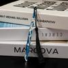 Swords Design Alloy Bookmarks With Decorative Tassels Martial Arts Inspired Metal Lightweight Book Marker