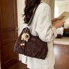 Autumn New Fashion Popular Simple Korean Version Portable Small Square Bag Women Commute To Work Versatile Shoulder Bag