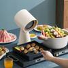 Hotte de table domestique, Mini compact à faible bruit, Compagnon portable pour fondue et barbecue 30W