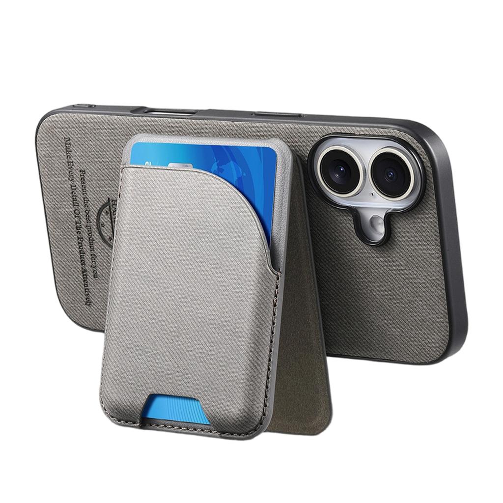 Anti Shock Magnetic Phone Case With Card Slot Premium Textured PU Leather Slim Protective Cover For Secure Everyday Use