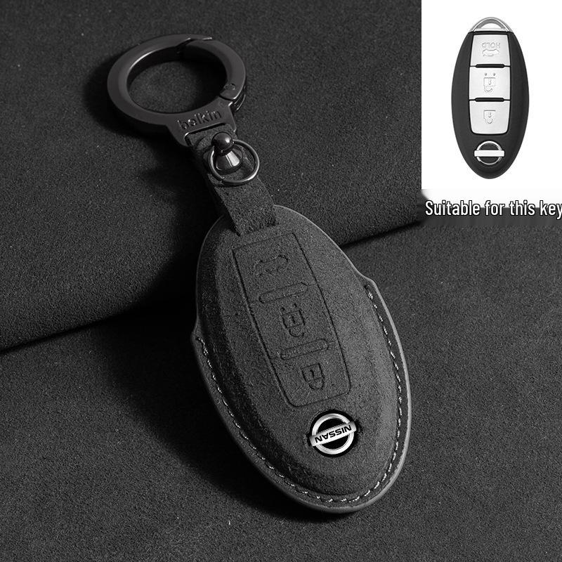 Nissan Car Key Cover for Altima, Sylphy (14th Gen), Qashqai, X-Trail, Tiida, Bluebird, Kicks, Tanlu, Loulan