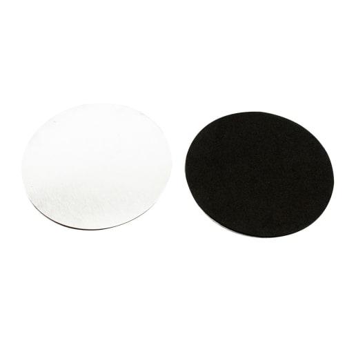 Navire Art Design Stainless Steel Coaster Set of 6 with Stand