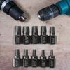 10Pcs Screws Bolt Bolt Extractor Stud Slip Teeth Screw Remover Set  Drill Bit Set
