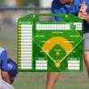 Baseball Coaching Board Double Sided Baseball Lineups Board Dry Erases Baseball Clipboard Coaching Accessories Enduring