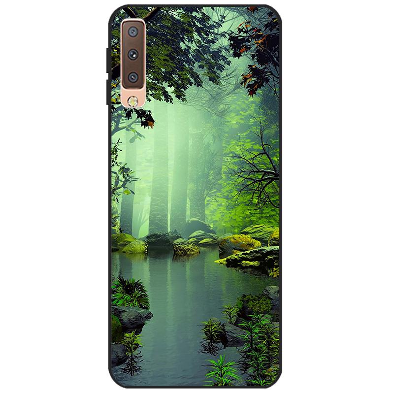 For Phone Case Samsung Galaxy A7 2018 Case Bumper Soft TPU Silicone Coque Back Cover For Samsung A7 2018 A750 A750F Case Fundas