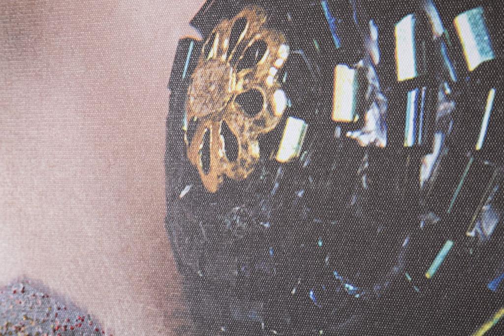 Handmade Wall Printing Beautiful Lips 80x3.8x120 Cm