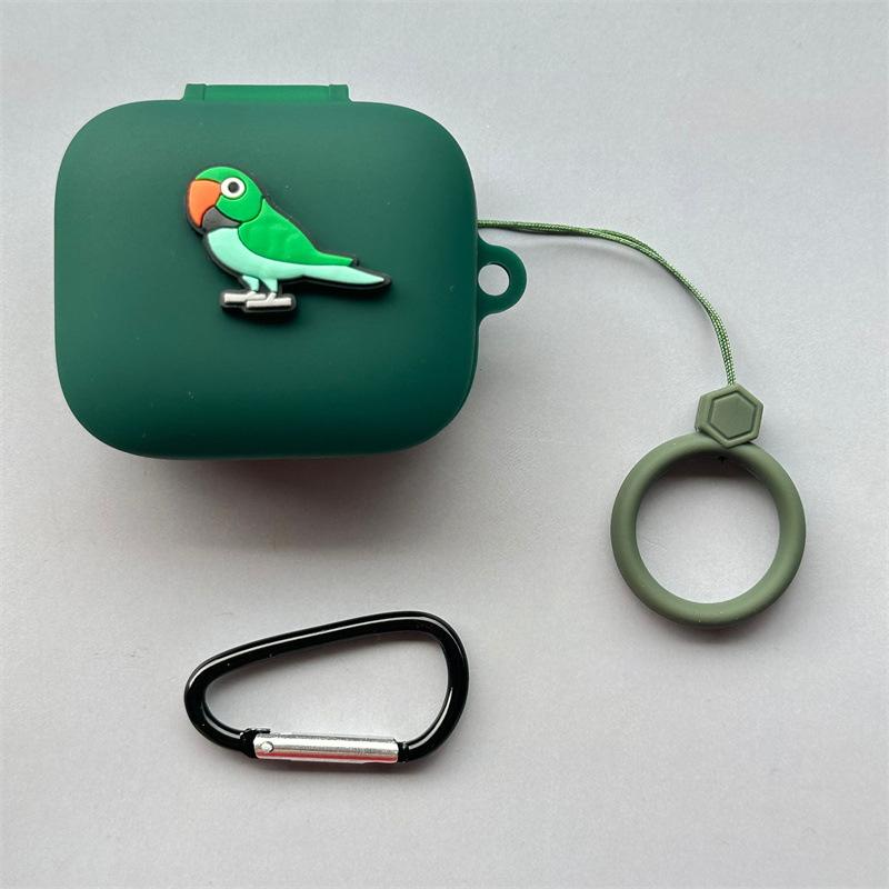 For Soundcore C10i Wireless Bluetooth Headset Case Butterfly Silicone Fashion Soft Case