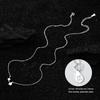 Sterling Silver Ginkgo Leaf Necklace - Women's Luxury Choker with Leaf Pendant.