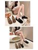 Women's 2025 Spring Soft-Soled Non-Slip Cowhide Loafers: Versatile, Comfortable Flat Shoes