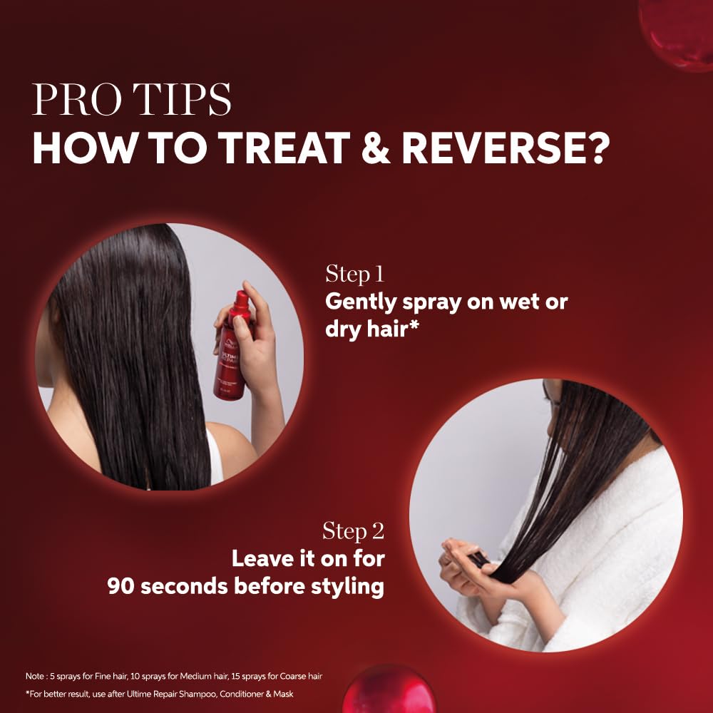 [Authorized Retailer] Ultime Repair Miracle Hair Treatment 95ml Hair Mist by Wella, a leave-in treatment that repairs damaged hair.