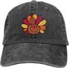 Vintage Baseball Cap Cute Thanksgiving Turkey Denim Hats Trucker Hats Dad Cap