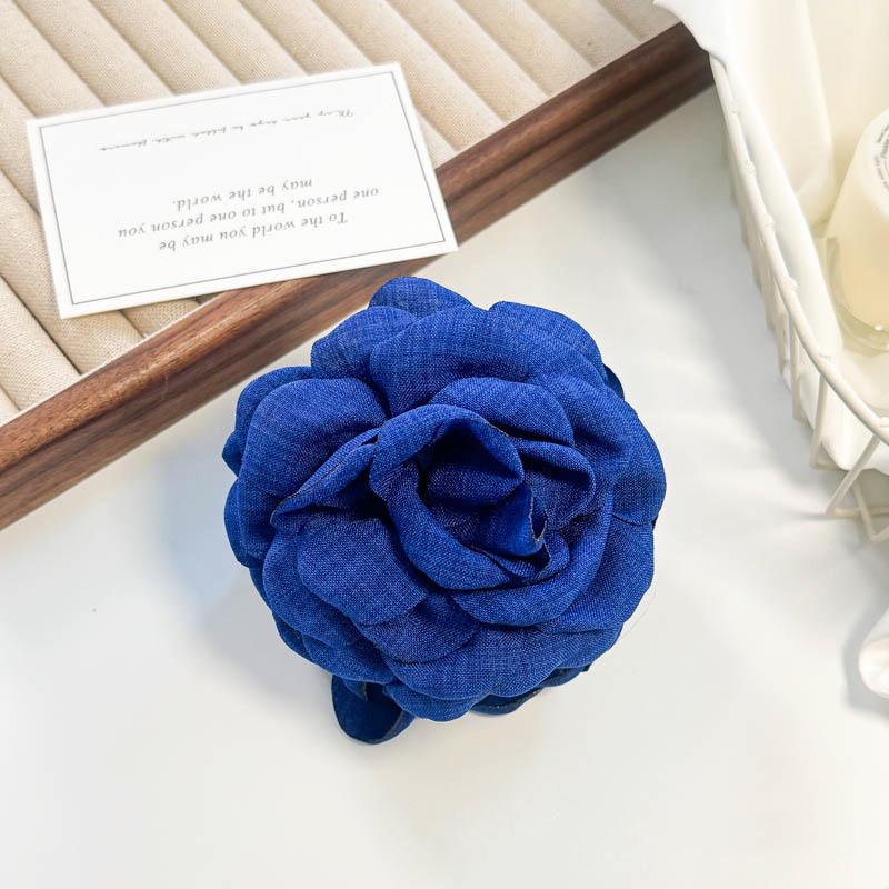 Agrafe de păr Vintage din material textil cu flori, crab, franceză, cu coadă de cal, fete, agrafe de păr, rechin, agrafe de păr pentru femei, accesorii de păr pentru pălării