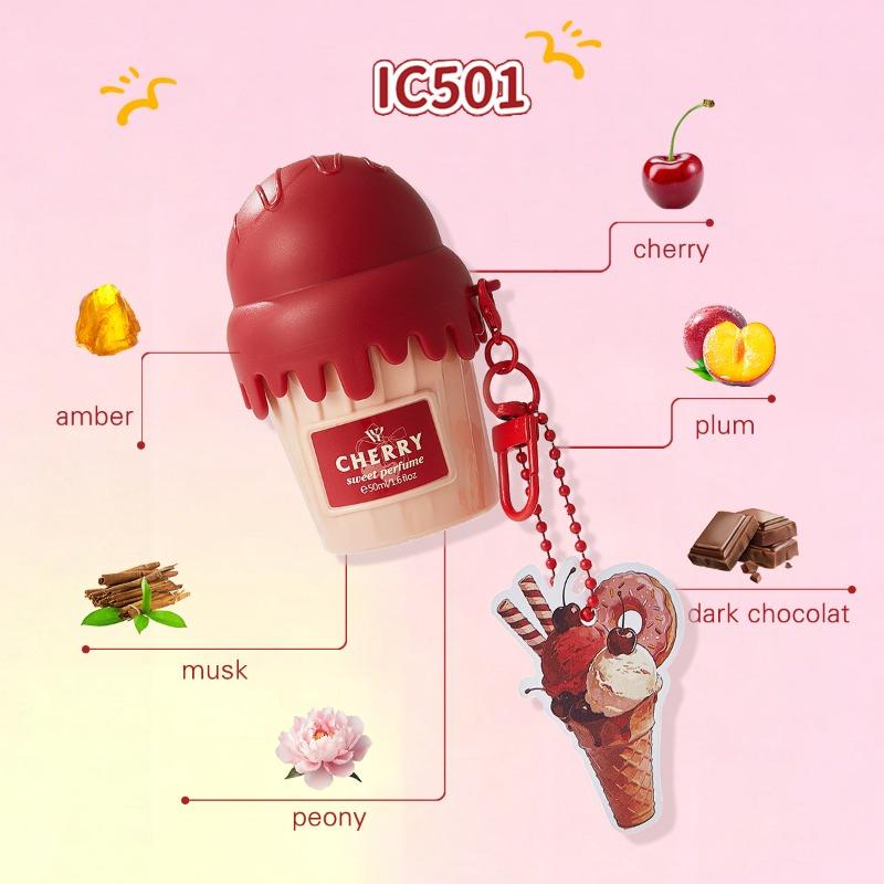 Middle Eastern Gourmet Flavor Ice Cream Ladies Perfume Body Spray Lasting Fragrance 50ML