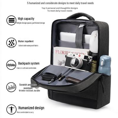 Mochila Impermeable de Gran Capacidad para Portátil de 16" para Hombre, para Negocios y Viajes