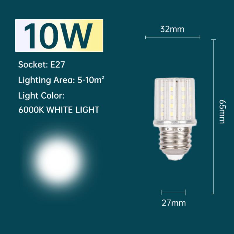 1pc LED Bulb E27 E14 Corn Lamp LED Light 10W 20W 24W Bedroom Living Room Decorative Lighting Bulb 6000K Luminous Accessories