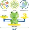 Balance Math Game Educational Toys  Learning Material Counting Toys - Fun Scale Balancing Toy Set for Boys Girls Xmas Gift