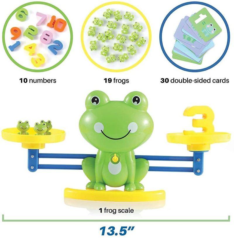 Balance Math Game Educational Toys  Learning Material Counting Toys - Fun Scale Balancing Toy Set for Boys Girls Xmas Gift