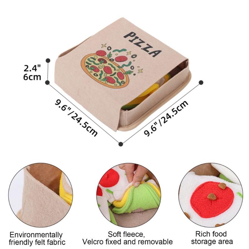 Pet Dog Snuffle Pad Slow Feeding Treats Pad Puppy Indoor Sniffing Mat Anti-Slip Dog Puzzle Mat for Boredom Cats Dogs