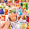 50 Fairy Tale Creative Stickers for Small Animals New Products Temu Cartoon Animal Bird Graffiti
