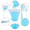 270ML Travel Cup Stainless Steel Silicone Retractable Folding Cups Telescopic Collapsible Coffee Cups Outdoor Sport Water Cup