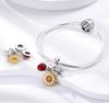 Charms Do Pandora Zawieszka Charms Biedronka Kwiat Ważka