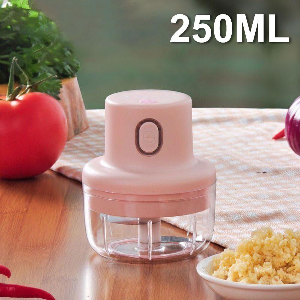 Electric Garlic Chopper Garlic Grinder Masher USB Garlic Mincer Ginger Vegetable Crusher for Garlic Ginger Chili Fruit