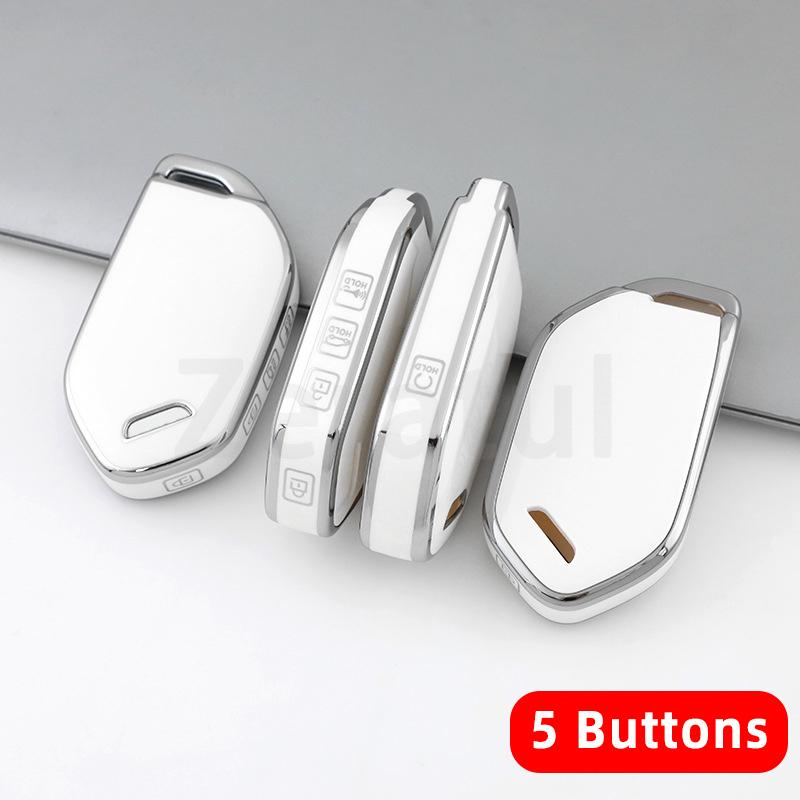 For Kia Picanto EV9 Sorento MQ4 Carnival K8 Morning K5 Carens RIO Seltos 2024 4/5/6/7/8 Bottons TPU Shell Fob Car Key Case Cover