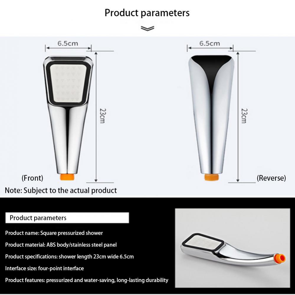 Pressurized 300 Holes High Pressure Rainfall Shower Head Water Saving Chrome Sprayer Nozzle Bathroom Accessories And Hose Bracke